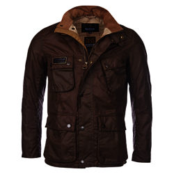 Barbour International Raceway Waxed Jacket, Fern